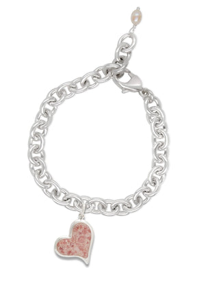 Splash ~ Heart (Squiffy) Chunky Chain Bracelet
