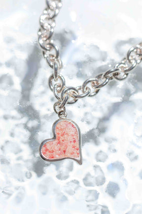 Splash ~ Heart (Squiffy) Chunky Chain Bracelet