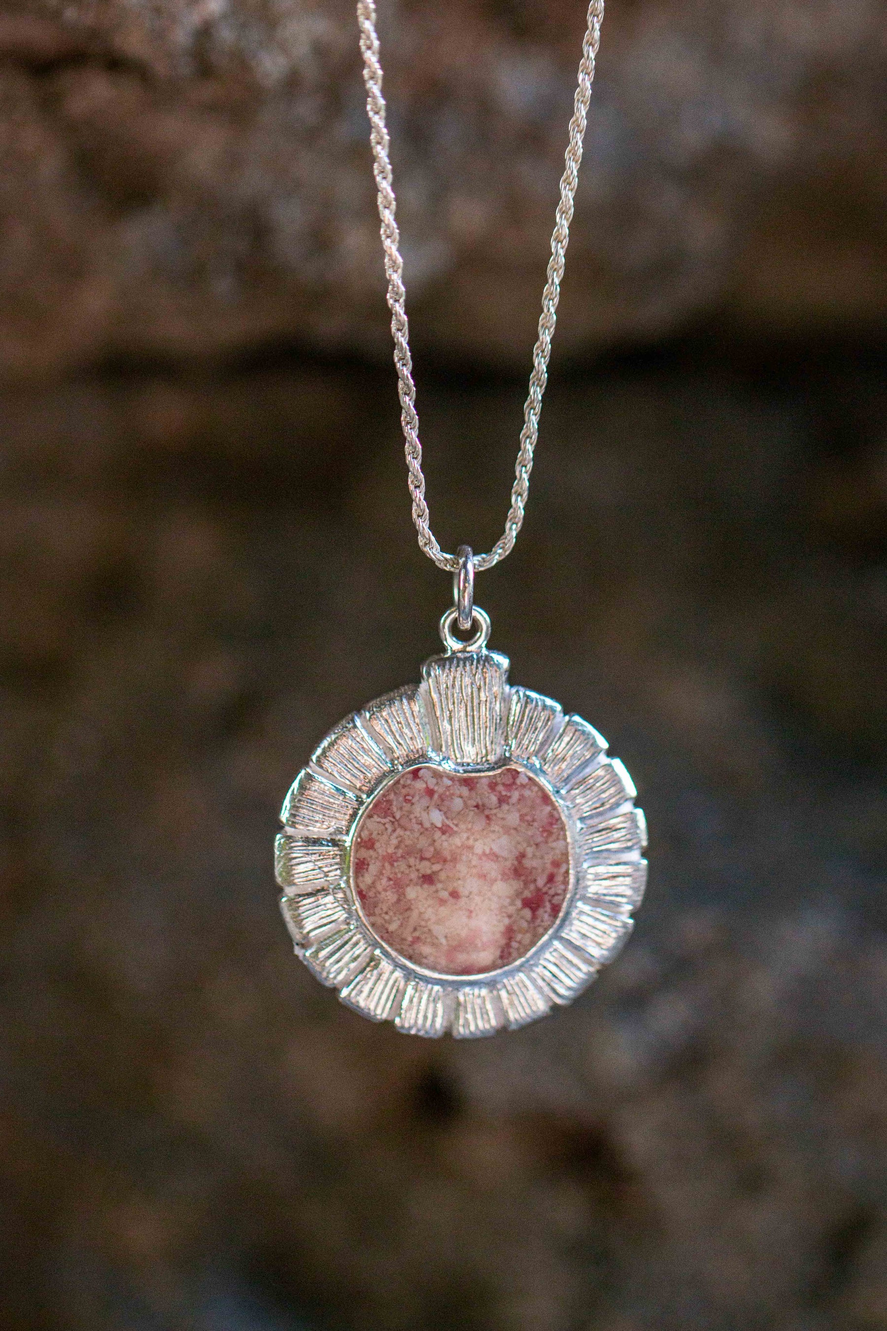 Bermuda Moongate ~ Large Pendant