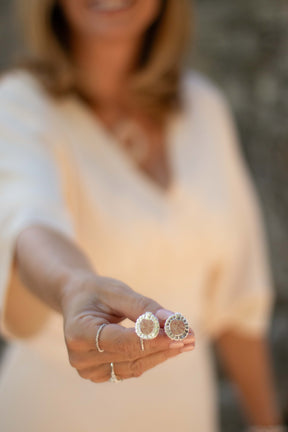 Bermuda Moongate ~ Medium Cufflinks