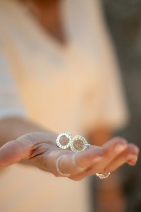 Bermuda Moongate ~ Medium Cufflinks