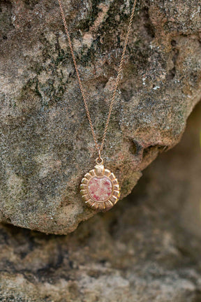 Icons ~ Bermuda Moongate Pendant in Gold