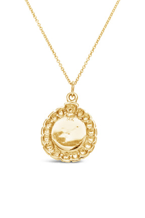 Icons ~ Bermuda Moongate Pendant in Gold