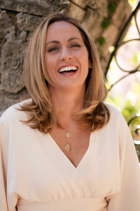 Bermuda Moongate ~ Small Pendant in Gold