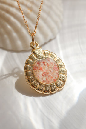 Icons ~ Bermuda Moongate Pendant in Gold