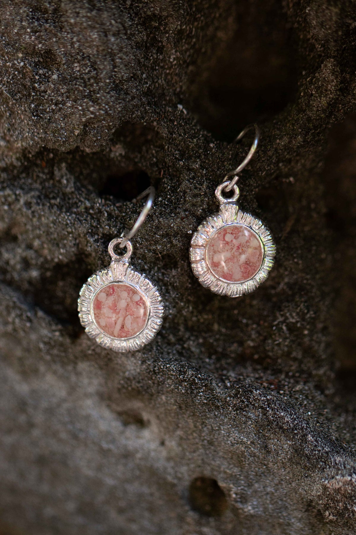 Bermuda Moongate ~ Small Dangle Earrings