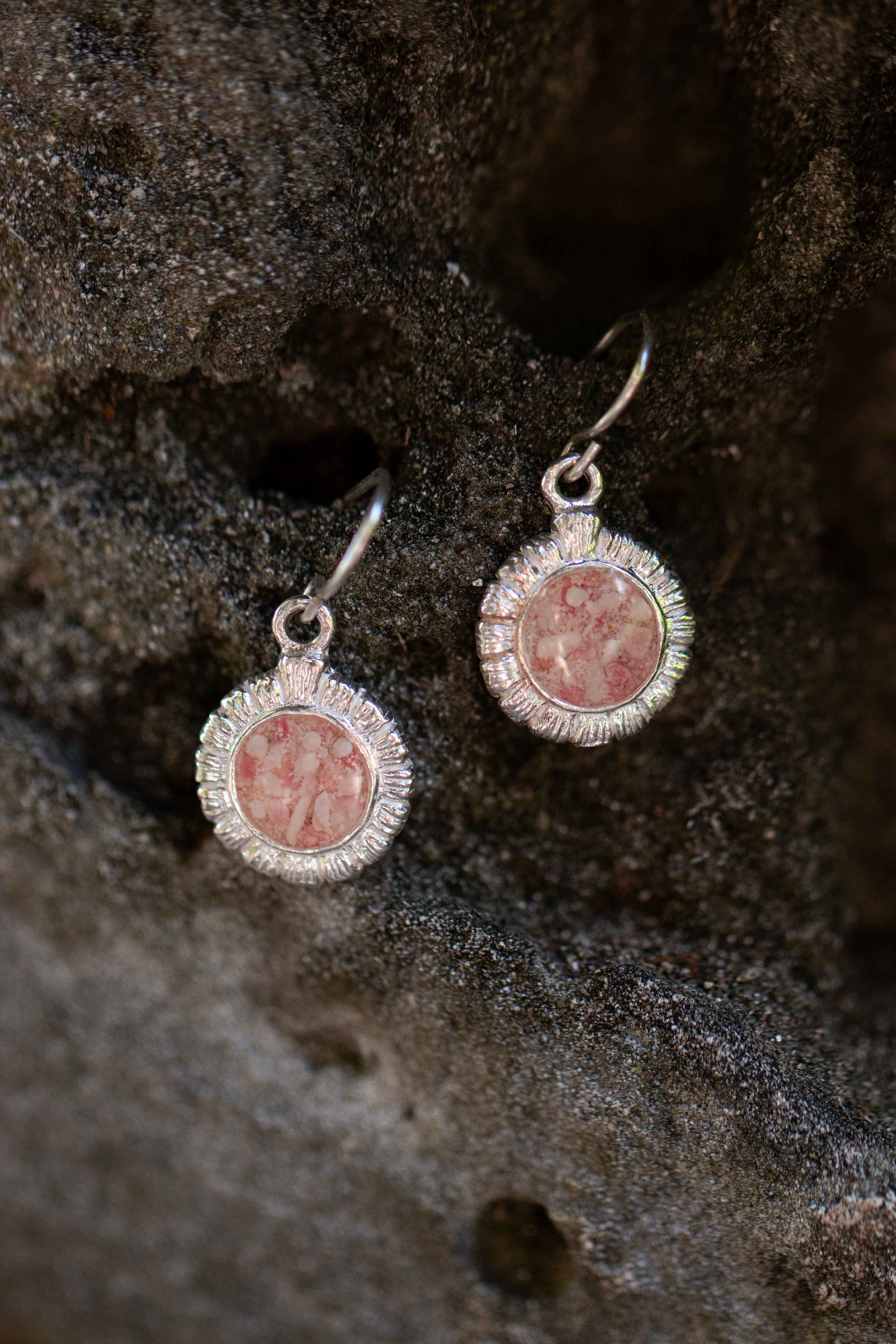 Bermuda Moongate ~ Small Dangle Earrings