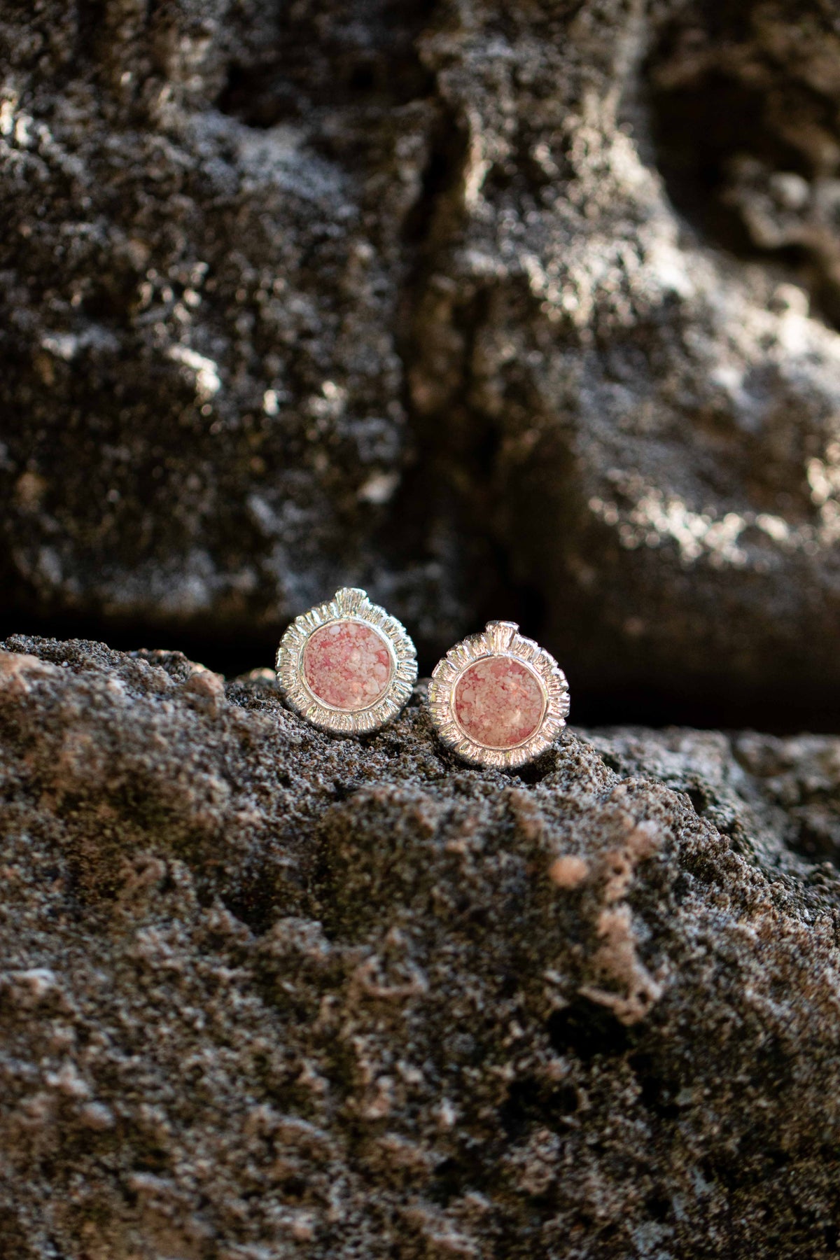 Bermuda Moongate ~ Small Stud Earrings