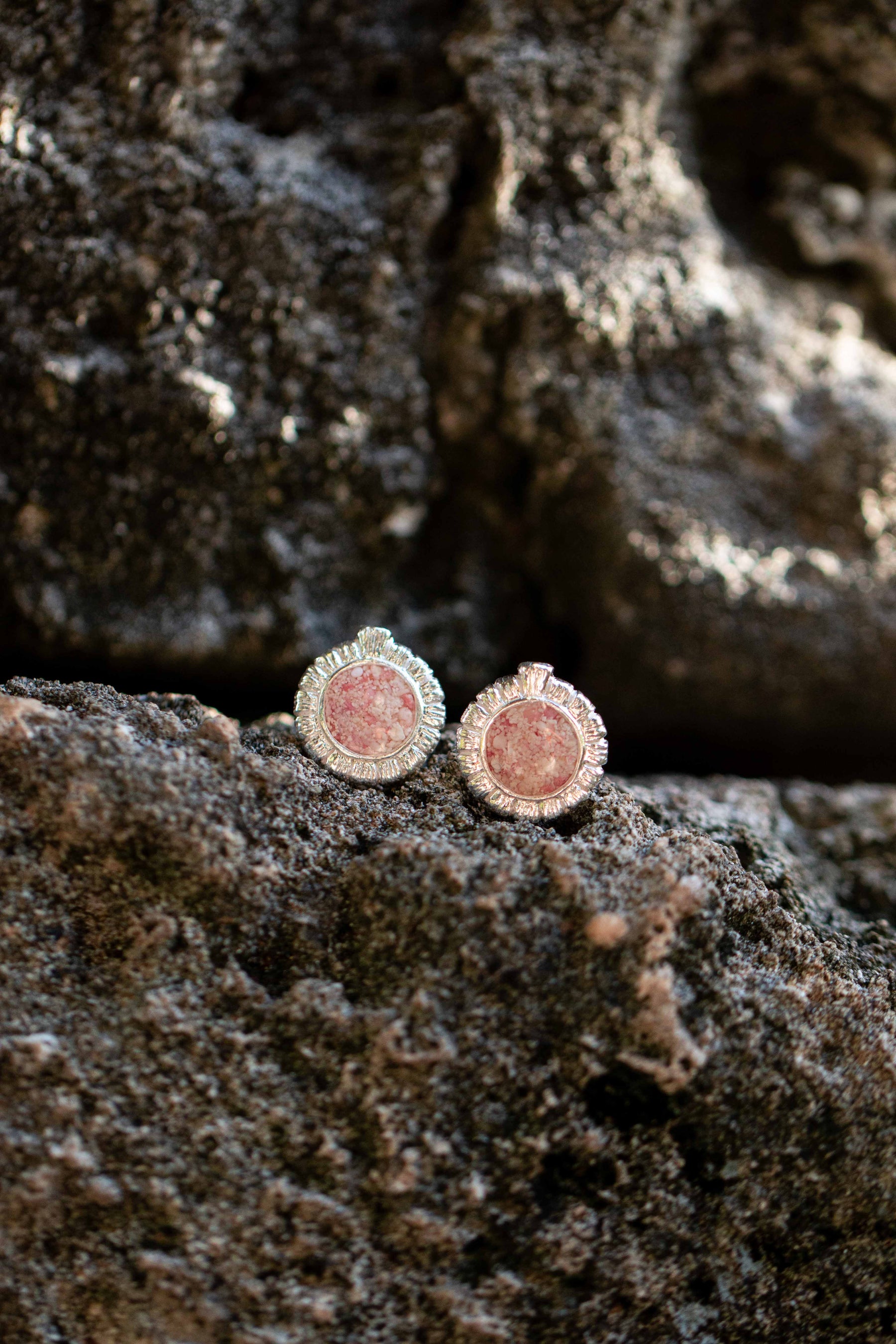 Bermuda Moongate ~ Small Stud Earrings