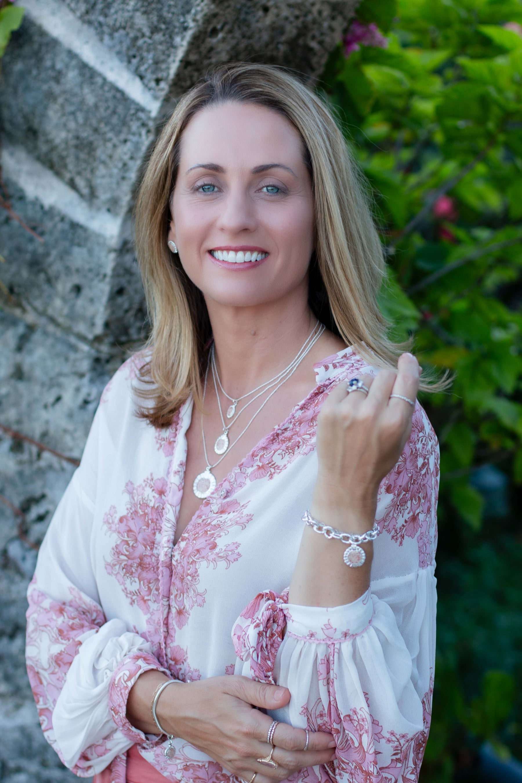 Bermuda Moongate ~ Large Pendant