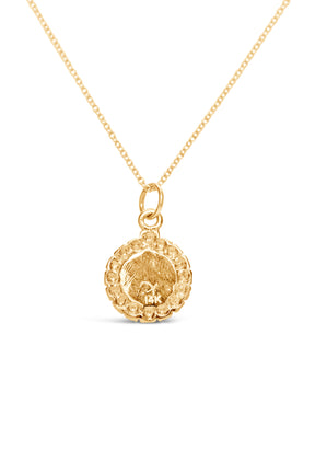 Bermuda Moongate ~ Small Pendant in Gold