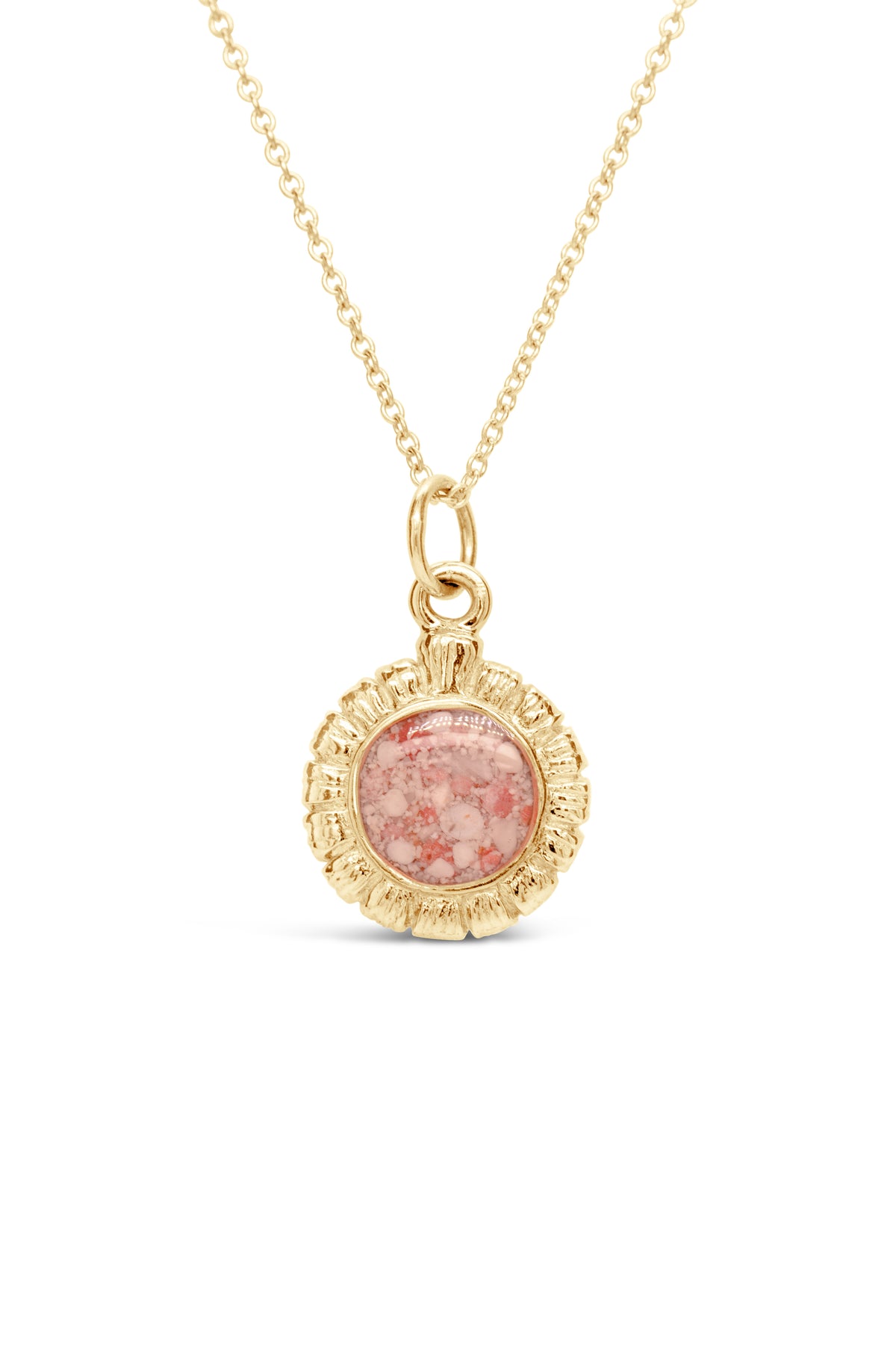 Bermuda Moongate ~ Small Pendant in Gold