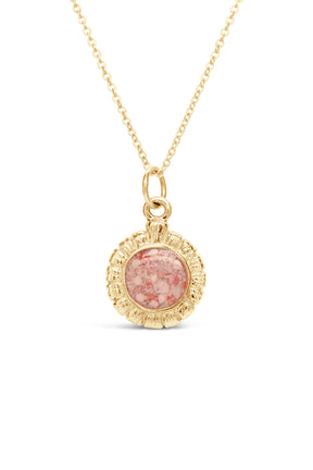 Bermuda Moongate ~ Small Pendant in Gold