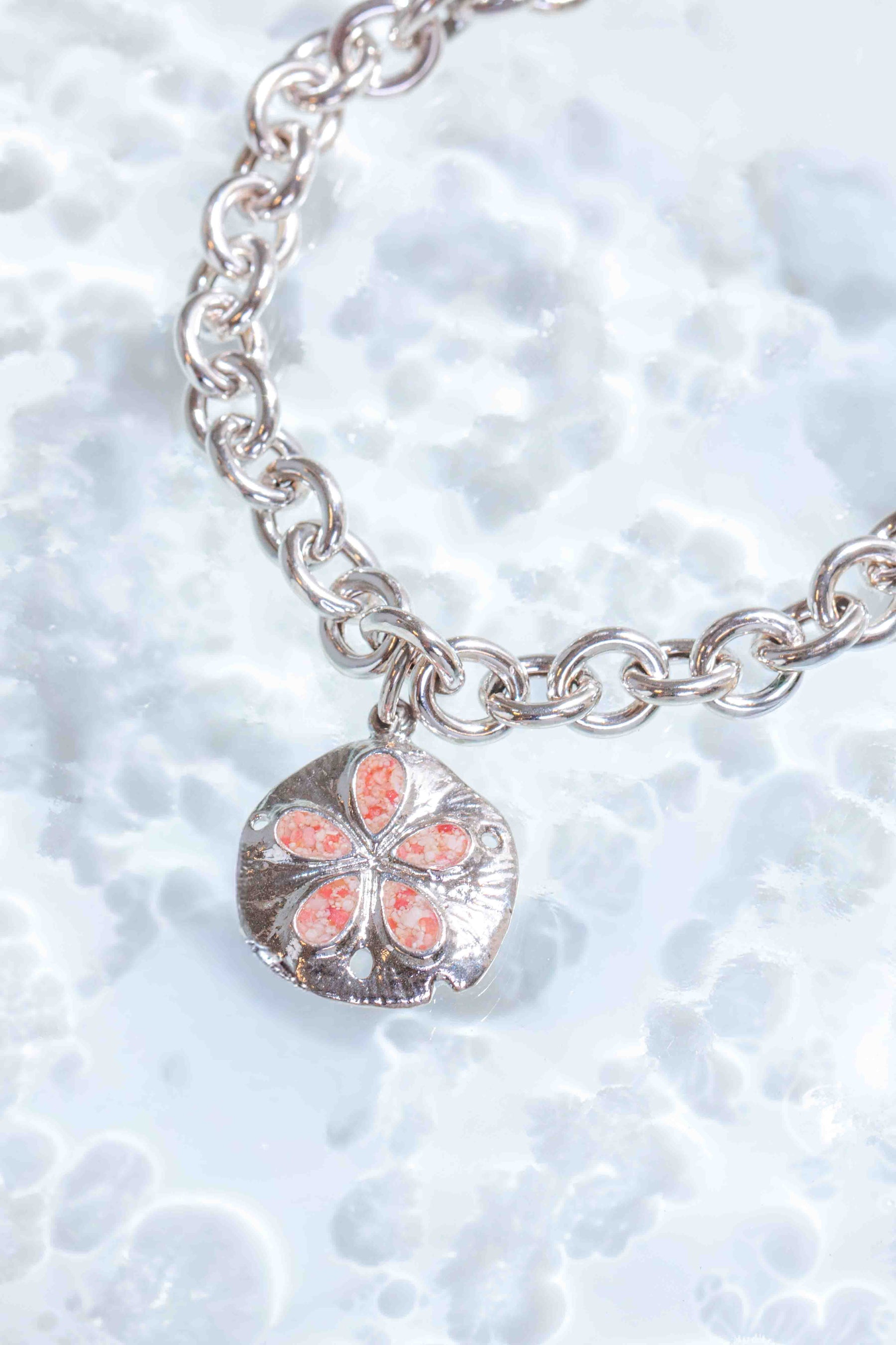 Friends ~ Medium Sand Dollar Chunky Bracelet