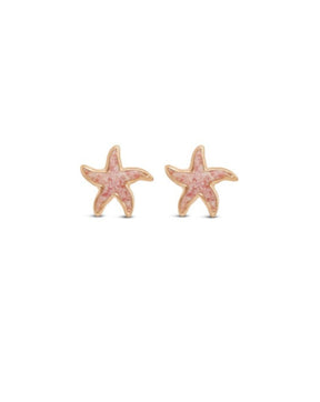 Friends ~ Starfish (Small) Stud Earrings in Gold - Alexandra Mosher Studio Jewellery