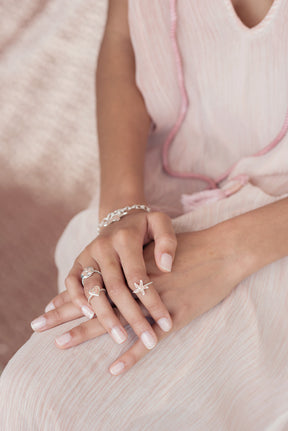 Friends ~ Starfish (Small) Braided Band Ring