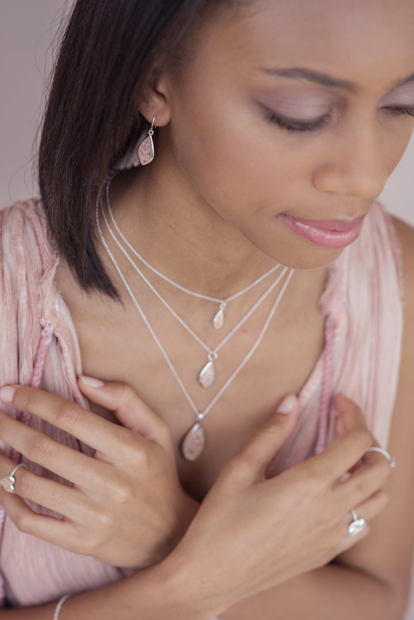 Splash ~ Teardrop (XL) Slide Pendant