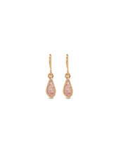 Splash ~ Teardrop (Small) Dangle Earrings in Gold