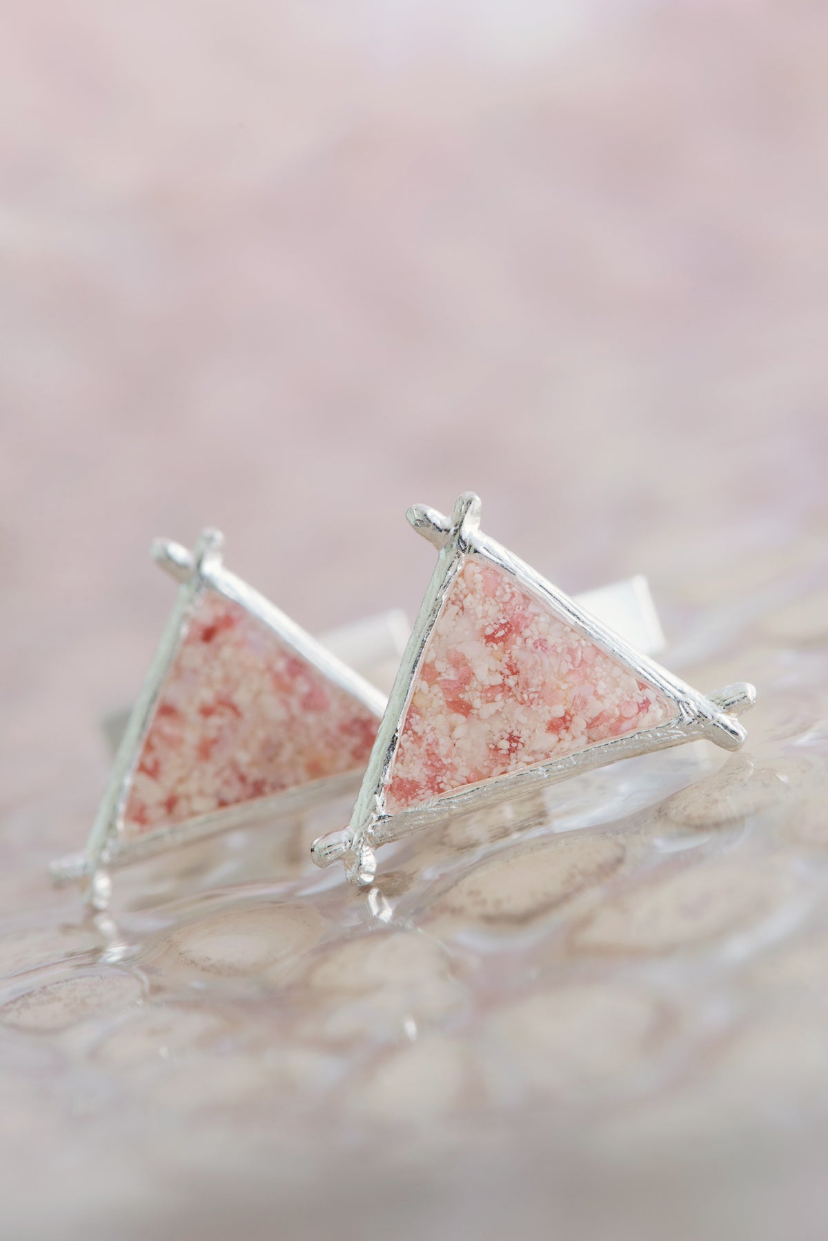 Men's Splash ~ Triangle (Medium) Cufflinks