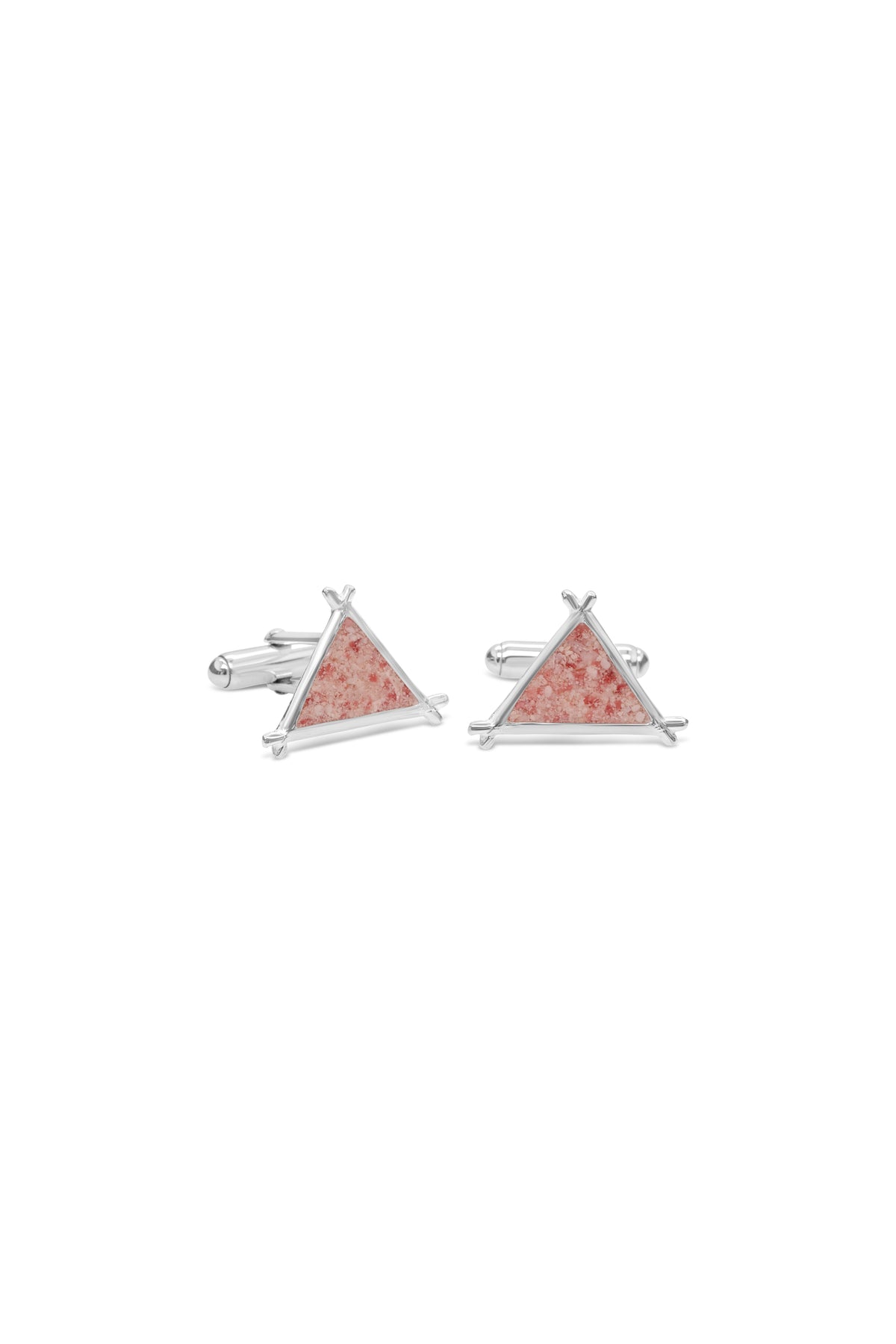 Men's Splash ~ Triangle (Medium) Cufflinks