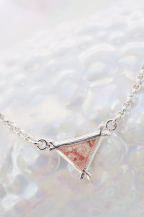 Splash ~ Triangle (Small) Inline Anklet - Alexandra Mosher Studio Jewellery