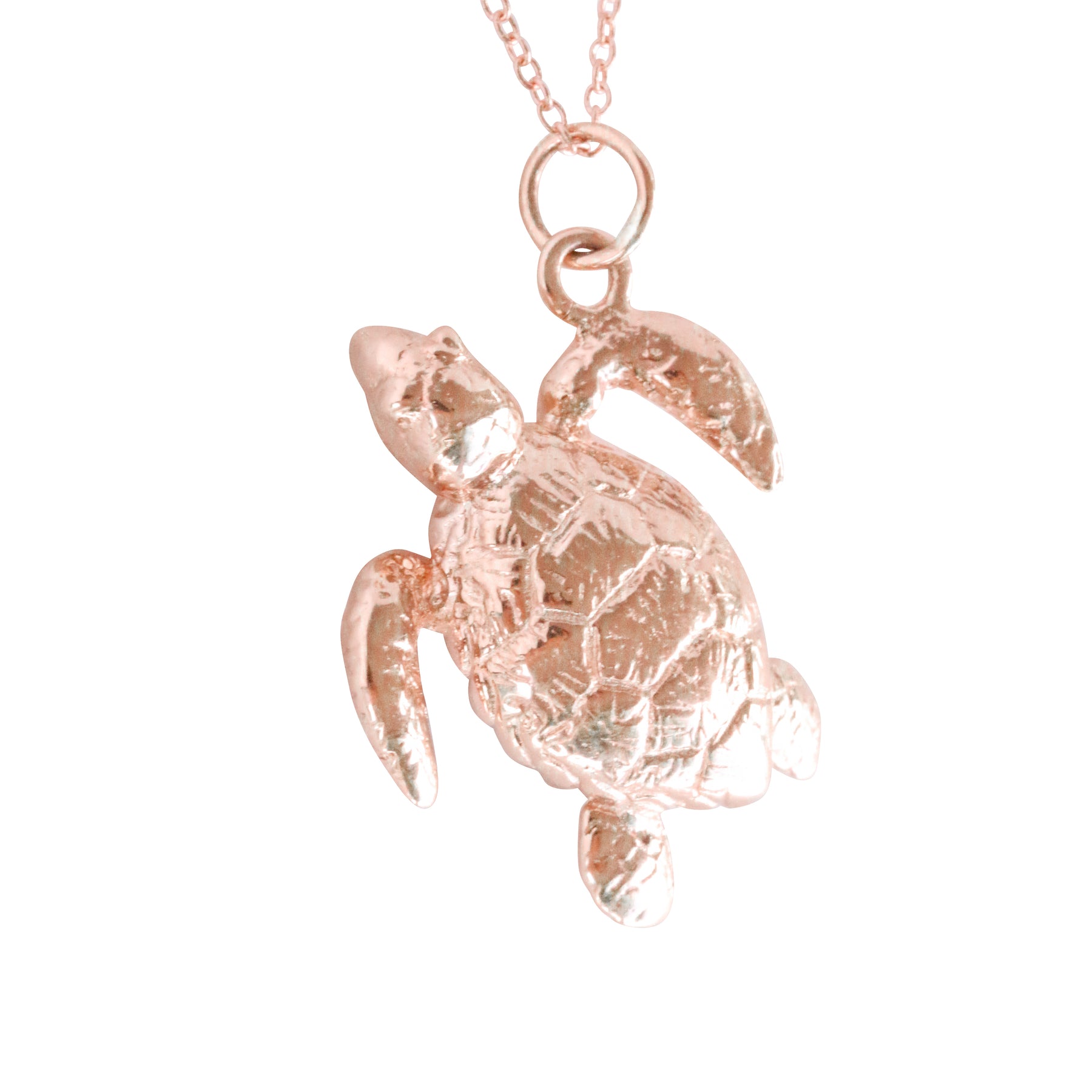 Friends ~ Turtle (Medium) Pendant in Gold