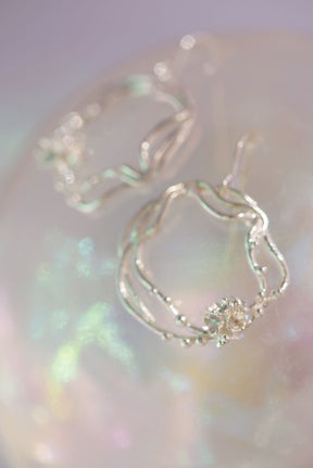 Under the Sea ~ Barnacle Wreath (Medium) Dangle Earrings
