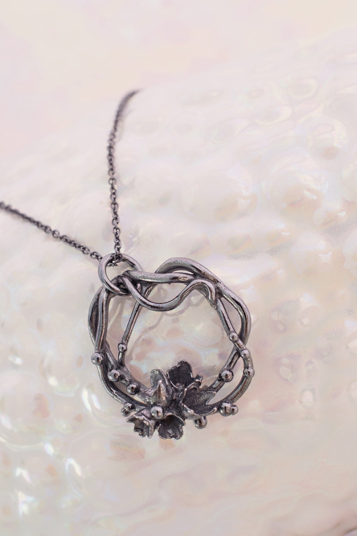 Under the Sea ~ Barnacle Wreath (Medium) Pendant