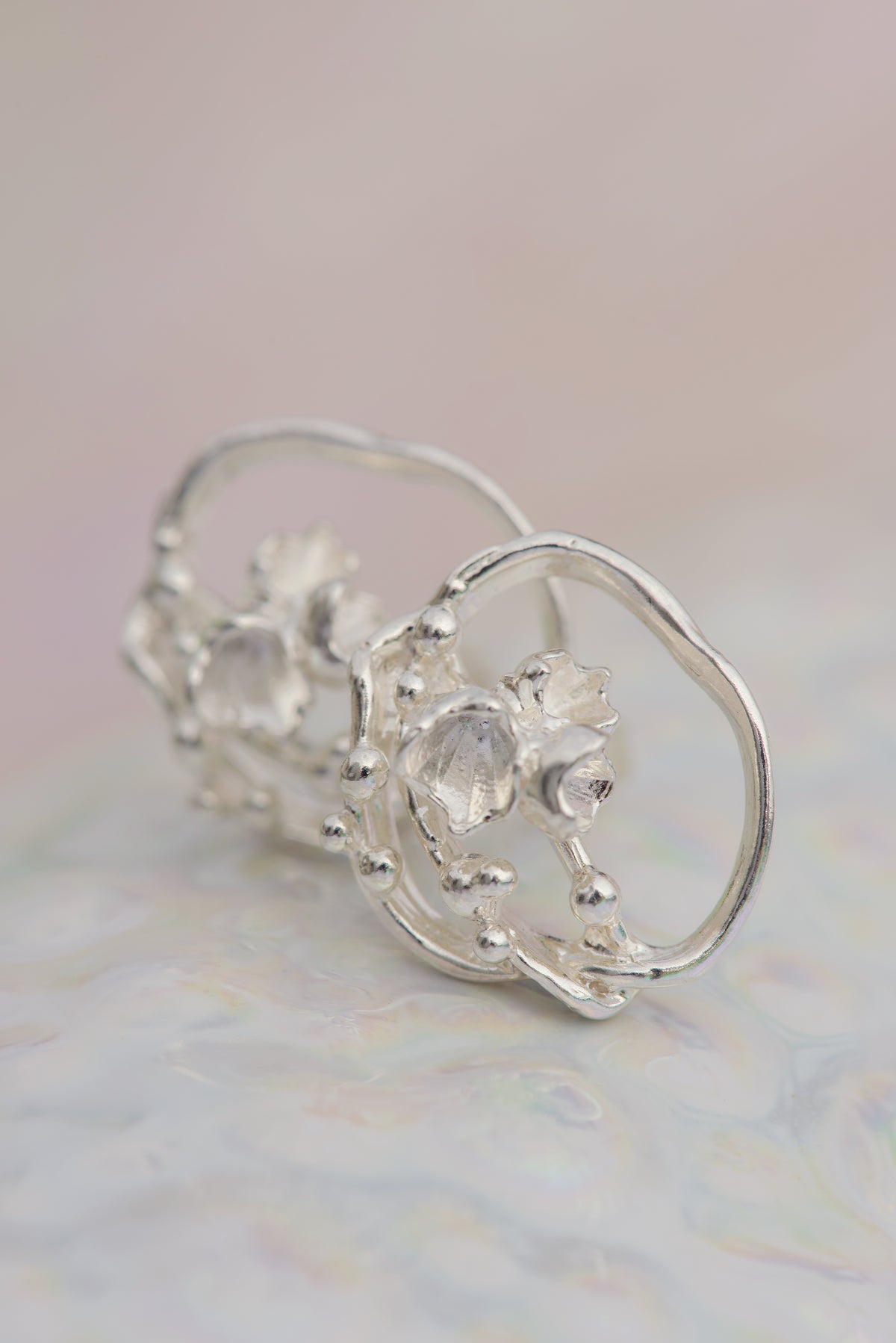 Under the Sea ~ Barnacle Wreath (Small) Stud Earrings