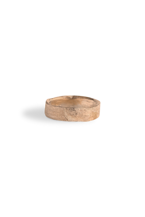 Bermuda Textures ~ Palm Tree Trunk Gold Ring
