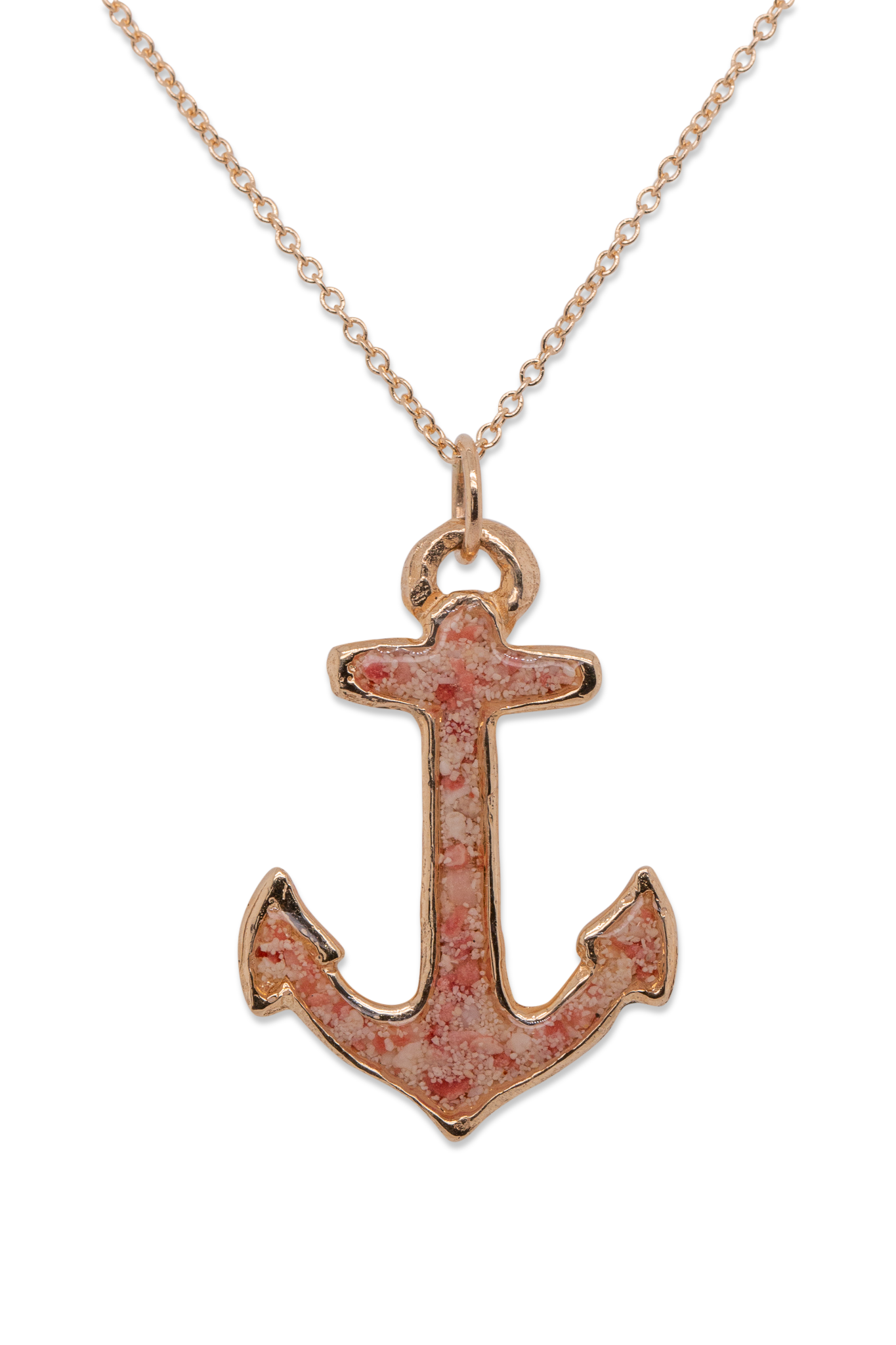 Nautical ~ Anchor (Large) Pendant in Gold - Alexandra Mosher Studio Jewellery Bermuda Fine