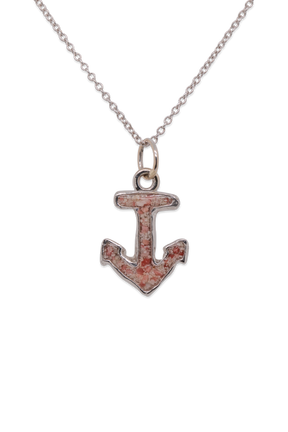 Nautical ~ Anchor (Small) Pendant in Gold - Alexandra Mosher Studio Jewellery Bermuda Fine