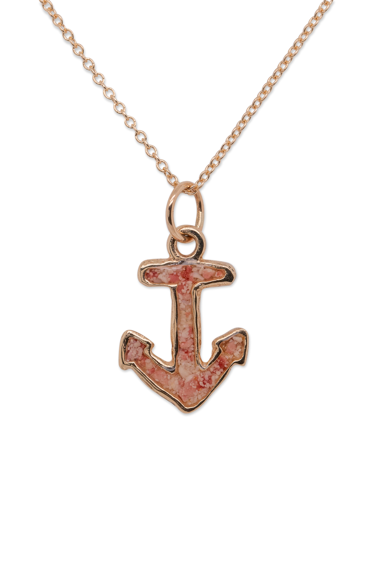 Nautical ~ Anchor (Small) Pendant in Gold - Alexandra Mosher Studio Jewellery Bermuda Fine