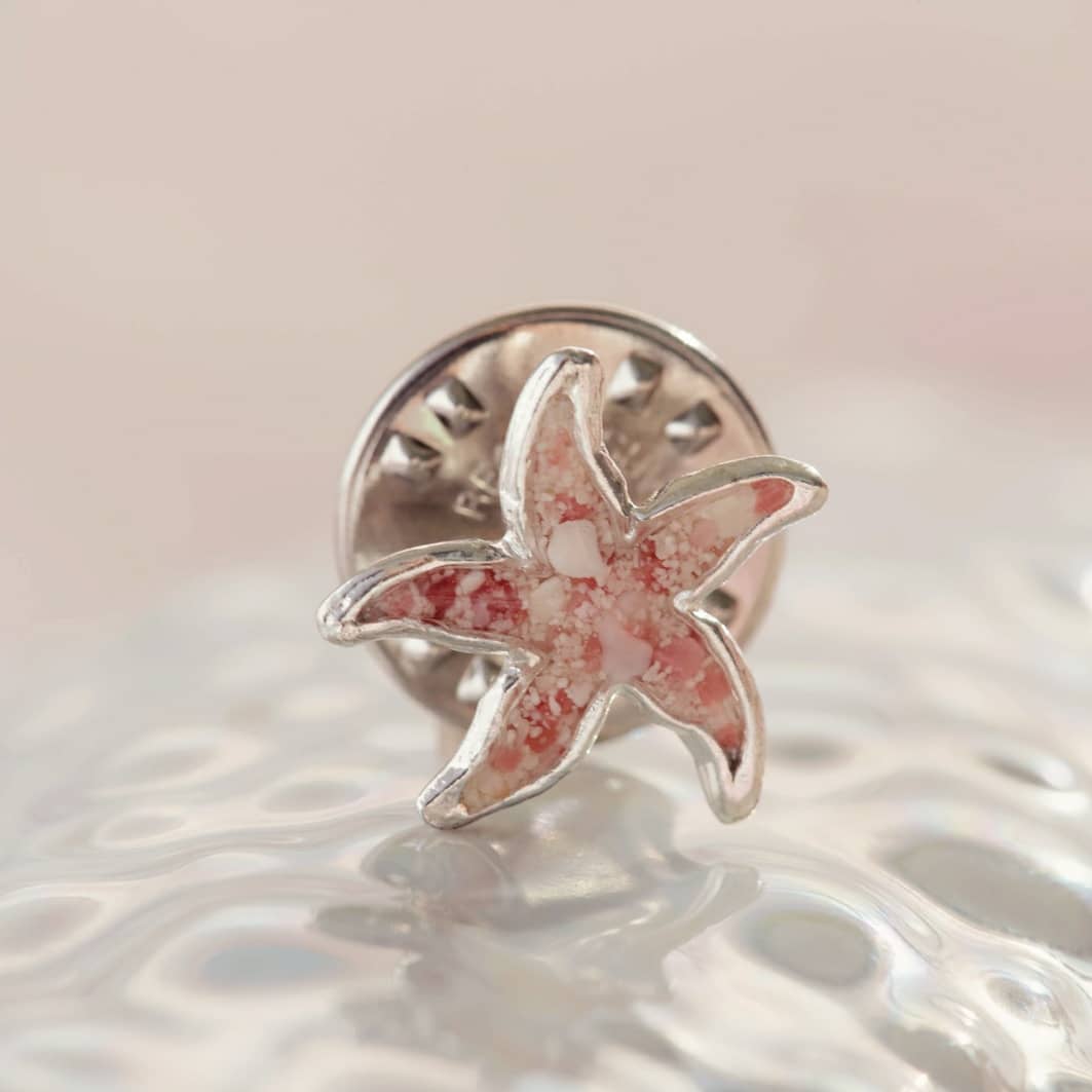 Friends ~  Starfish Tie Pin - Alexandra Mosher Studio Jewellery Bermuda Fine