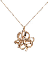 Melt ~ 14K Gold Small Never Ending Story Pendant - Alexandra Mosher Studio Jewellery Bermuda Fine