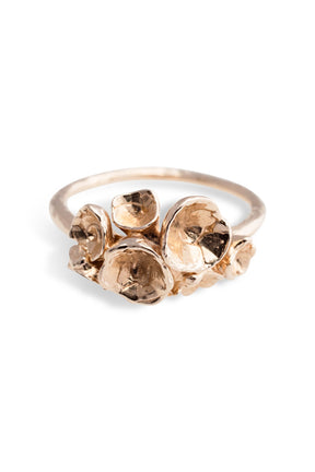 Under the Sea ~ Barnacle Ring in Gold - Alexandra Mosher Studio Jewellery Bermuda Fine