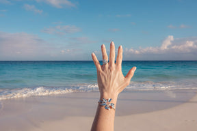 Bermuda Textures | Gold Barnacle Tide Pool Engagement Ring - Alexandra Mosher Studio Jewellery Bermuda Fine