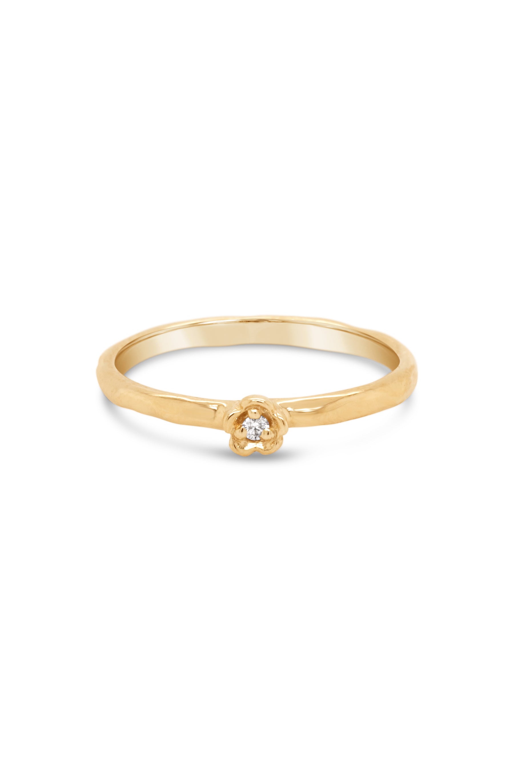 Barnacles ~ 1.75mm Gold Diamond Ring