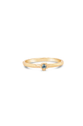 Barnacles ~ 1.75mm Gold Birthstone Ring