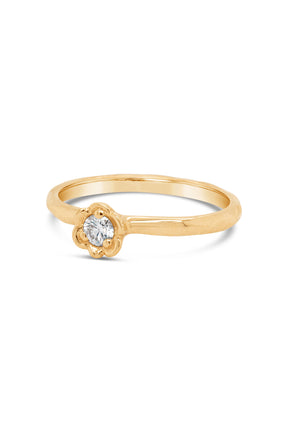 Barnacles ~ 3.5mm Gold Diamond Ring