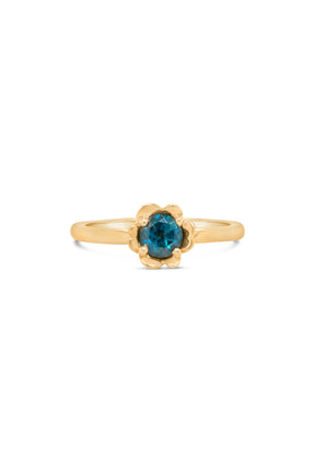 Barnacles ~ 5mm Gold Birthstone Ring