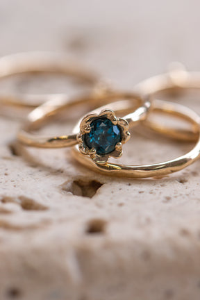 Barnacles ~ 5mm 14k Gold Birthstone Ring