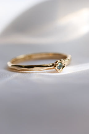 Barnacles ~ 1.75mm Gold Birthstone Ring