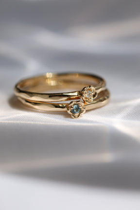 Barnacles ~ 1.75mm 14k Gold Birthstone Ring