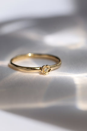 Barnacles ~ 1.75mm 14k Gold Birthstone Ring