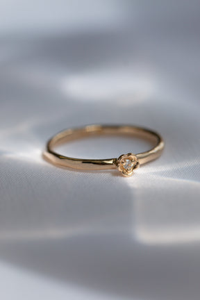 Barnacles ~ 1.75mm 14k Gold Birthstone Ring