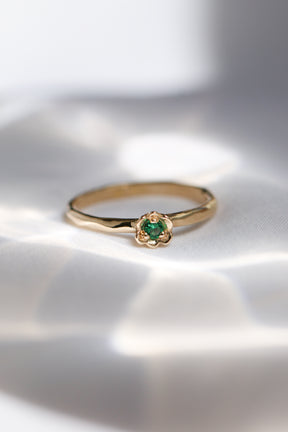 Barnacles ~ 2.5mm 14k Gold Birthstone Ring