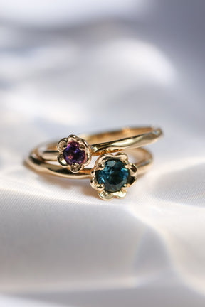 Barnacles ~ 5mm 14k Gold Birthstone Ring