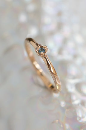 Barnacles ~ 1.75mm 14k Gold Birthstone Ring