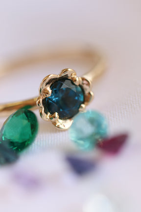 Barnacles ~ 5mm 14k Gold Birthstone Ring